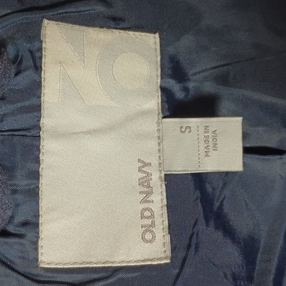 Old Navy Navy Blue Pea Coat Like Tailored Design - Picture 5 of 7